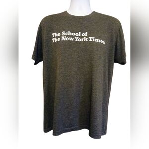 Next Level Apparel Short Sleeved L Grey Tshirt The School Of The New York Times
